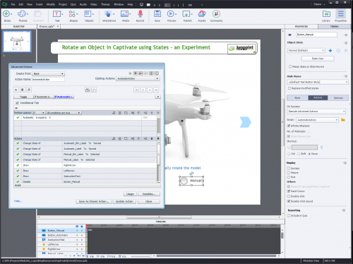 Rotate an Object in Captivate using States - an Experiment - eLearning