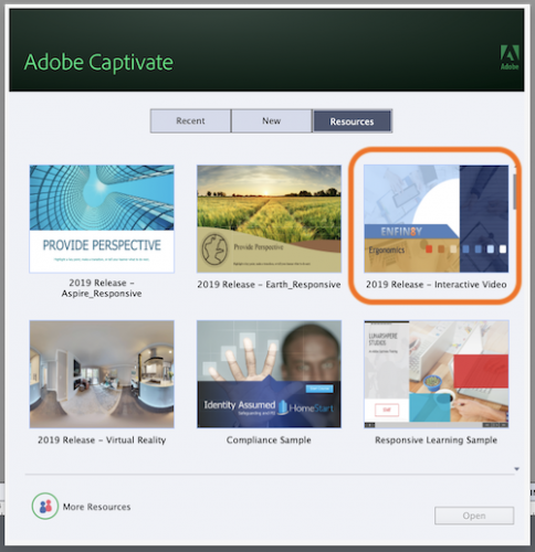 Interactive Video resource