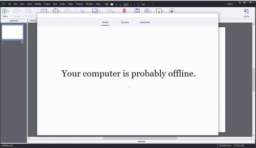 Cannot access Asset Library