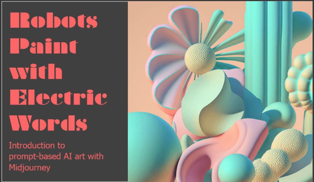 eLearning Course: Introduction to creating art with AI - eLearning