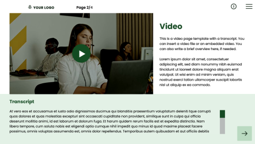 Free Captivate template