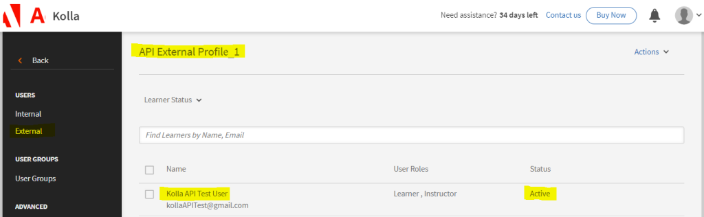 Adding External users in Adobe Learning Manager using APIs - eLearning