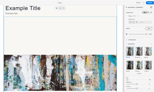 extra space above image