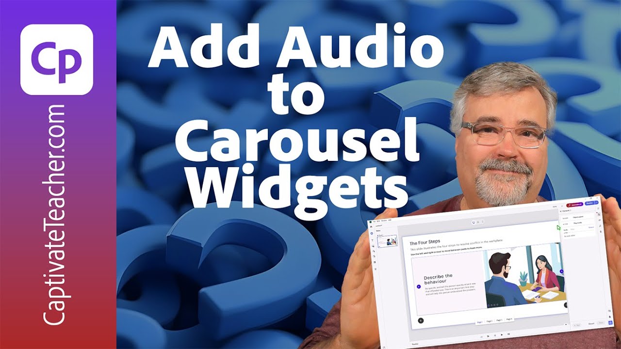 How to Add Audio to Carousel Widgets - eLearning