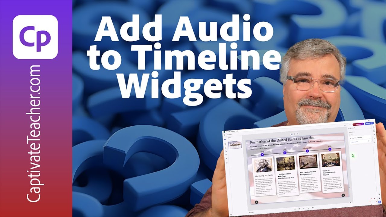 Adobe Captivate 13: How to Add Audio to Timeline Widgets - eLearning