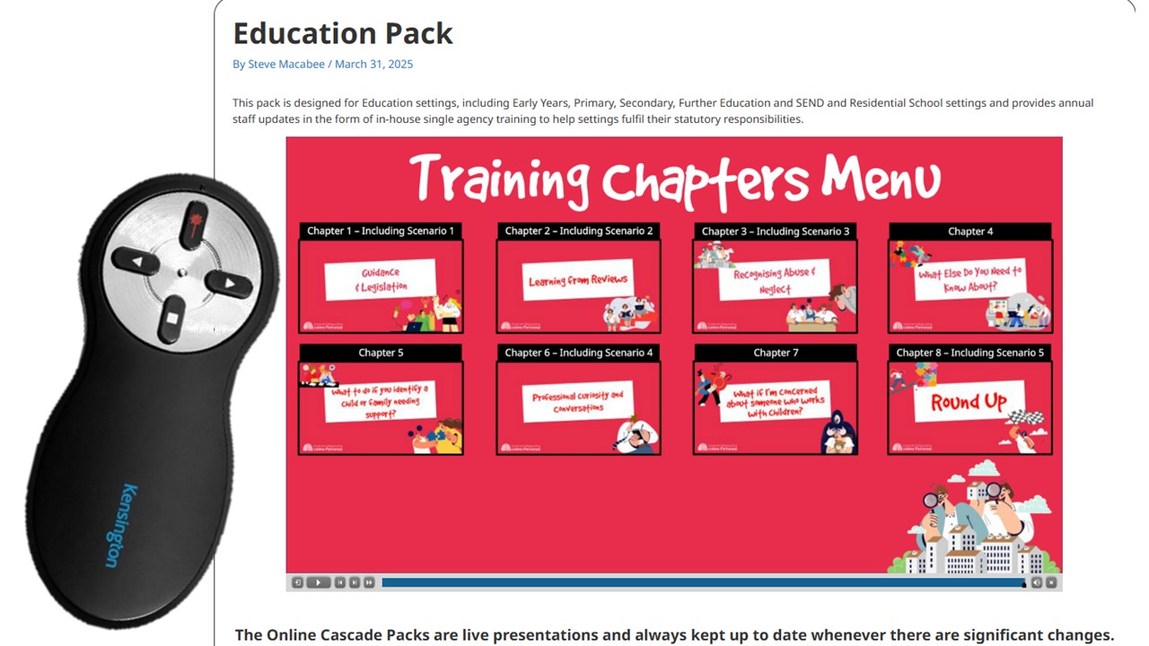 Using a Presentation Clicker with Captivate Classic SCORM File - eLearning