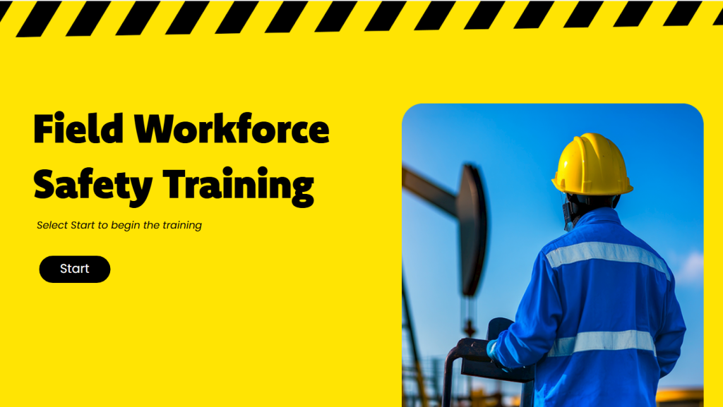 Field Workforce Safety Training - eLearning