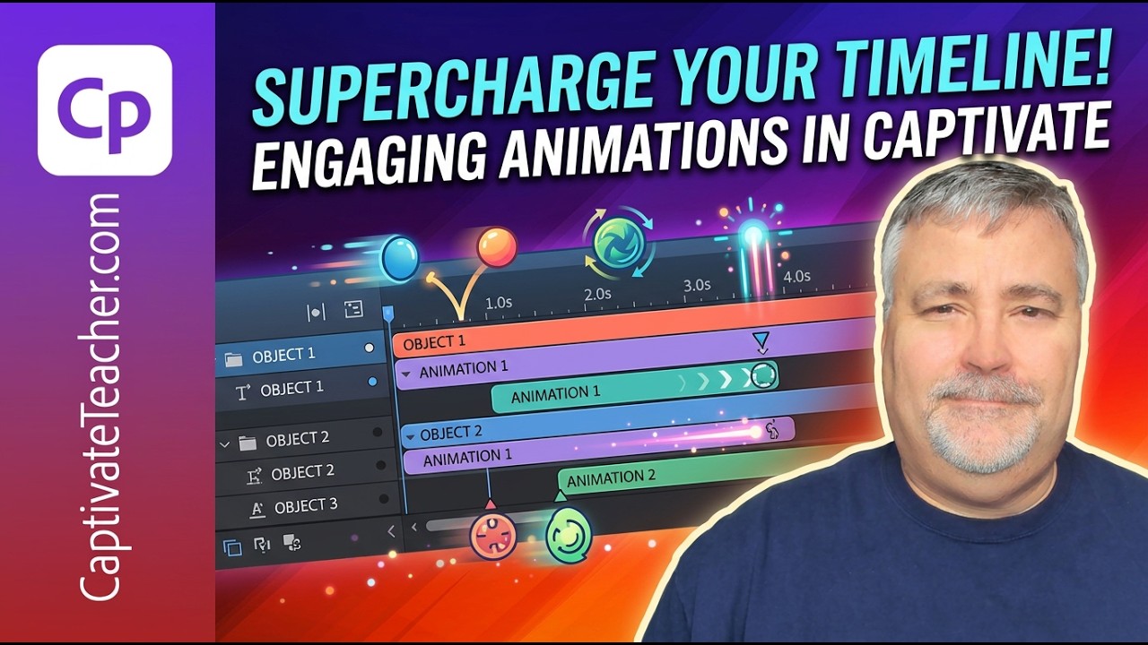 Adobe Captivate Animations & Timeline Tutorial: How to Sync Objects and Audio with Effects